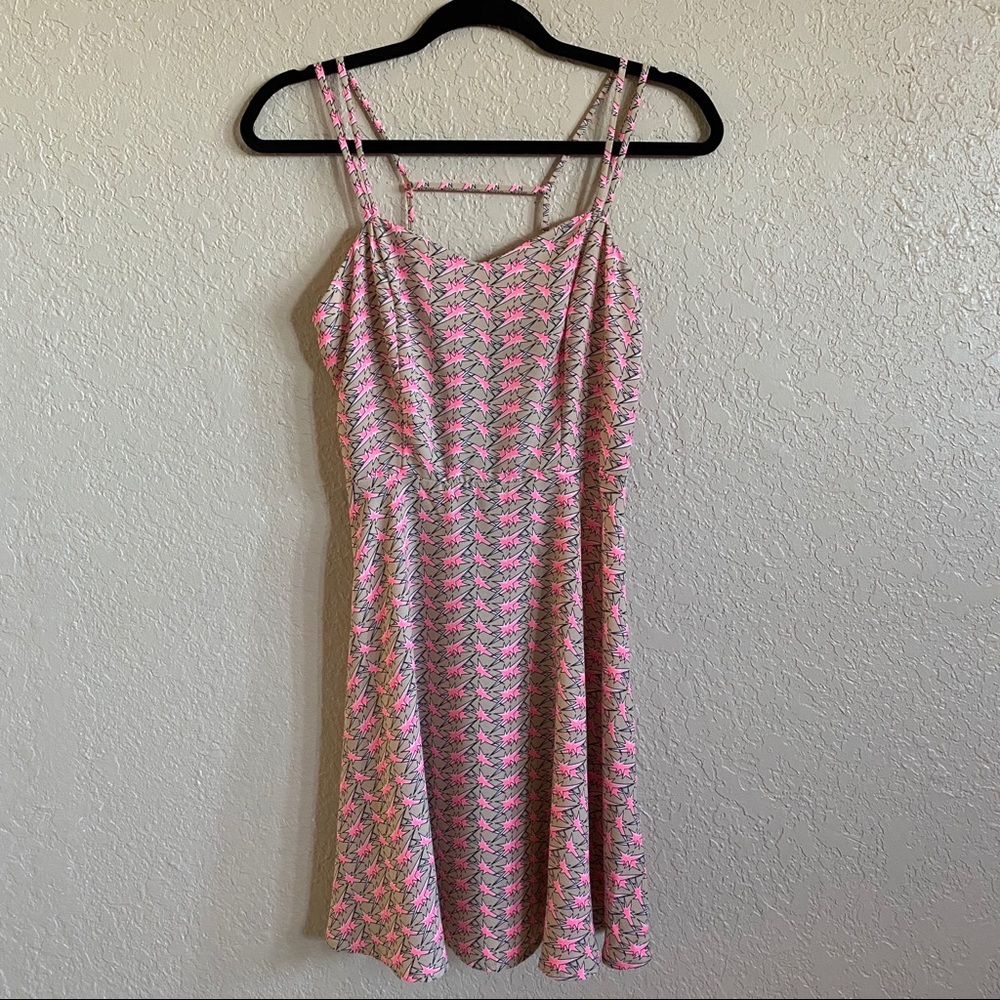 Patterned strappy dress